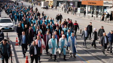 Konya’daki akademisyenlerden ‘Gazze’ye Destek Yürüyüşü’